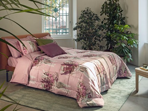 trapunta / NASTRI - rosa boho - Matrimoniale